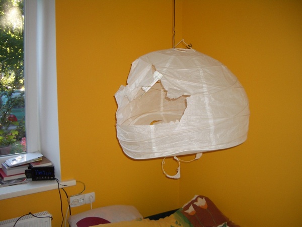 Rice Paper Floor Lamp Ikea - Ikea Hack Turn Broken Ikea Storm Lamp To A